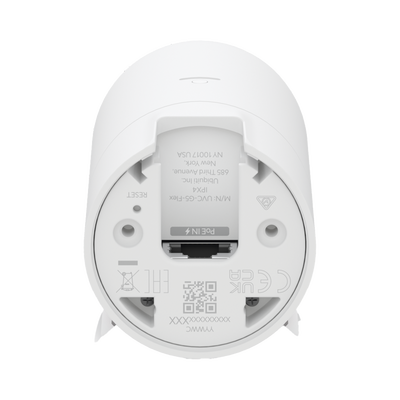 UBIQUITI - Cámara UniFi G5 Flex, con opciones flexibles de montaje en mesa, techo, pared o poster, 2K (4MPX) HD / visión nocturna IR hasta 6 mts / detecciones inteligentes