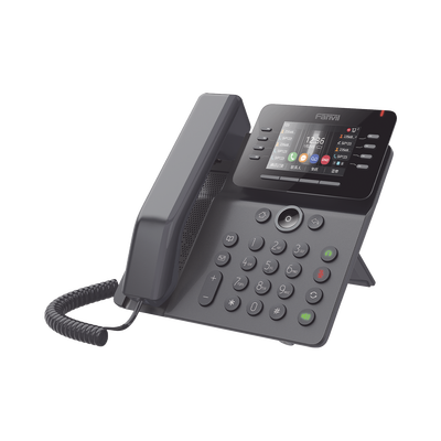 FANVIL - Teléfono IP Empresarial Esencial WiFi / Bluetooth, 12 líneas SIP, pantalla a color 3.5", PoE, puertos Gigabit, conferencia local de 6 vías.
