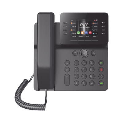 FANVIL - Teléfono IP Empresarial Esencial WiFi / Bluetooth, 12 líneas SIP, pantalla a color 3.5", PoE, puertos Gigabit, conferencia local de 6 vías.