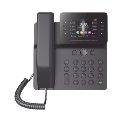 FANVIL - Teléfono IP Empresarial Esencial WiFi / Bluetooth, 12 líneas SIP, pantalla a color 3.5", PoE, puertos Gigabit, conferencia local de 6 vías.