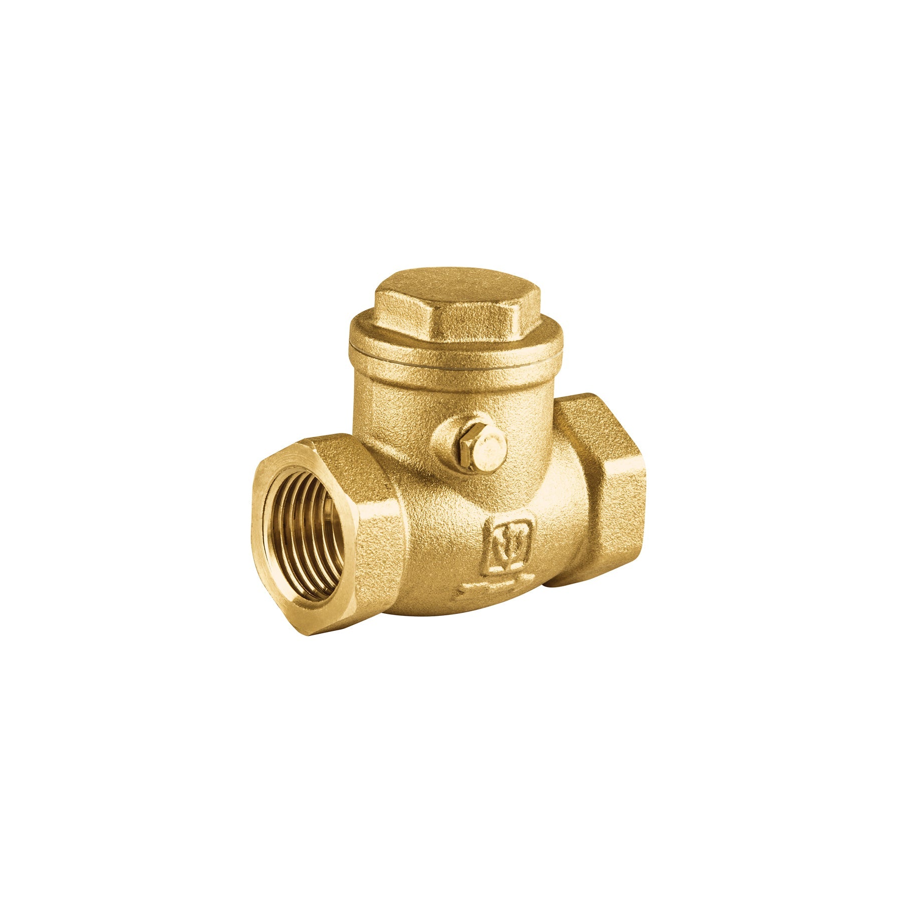 Valvula check horizontal de laton, 1/2', Foset