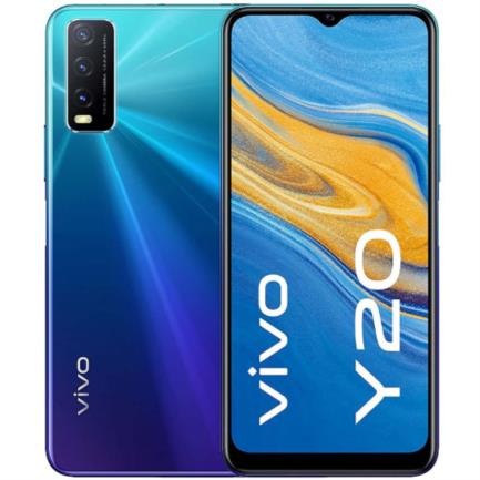 VIVO - Smartphone Vivo Y20 6.51" HD+ Mediatek 64GB/4GB Cámara 13MP+2MP+2MP/8MP Android 11 Color Azul