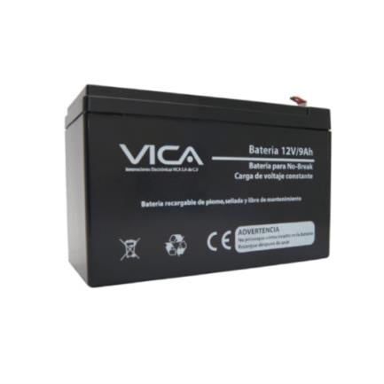 VICA - Batería Vica Reemplazo 12V/9AH Ácido/Plomo Libre Mantenimiento