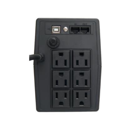 VICA - UPS Vica Óptima 500 500VA/240W 6 NEMA 5-15R 2 Reguladas Y 4 Respaldadas 3 Años WTY
