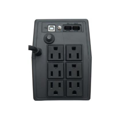 VICA - UPS Vica Óptima 1000 1000VA/500W 6 NEMA 5-15R 2 Reguladas Y 4 Respaldadas 3 Años WTY