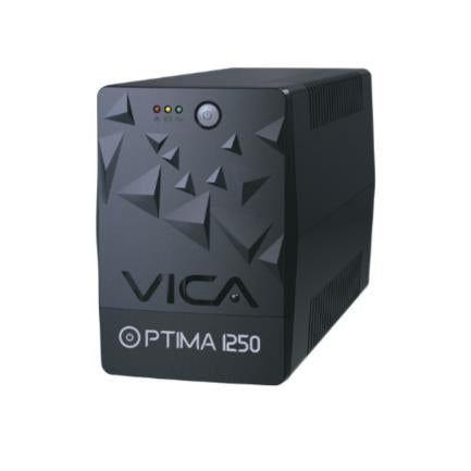 VICA - UPS Vica Óptima 1250 1250VA/600W 6 NEMA 5-15R 2 Reguladas Y 4 Respaldadas 3 Años WTY