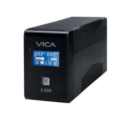 VICA - UPS Vica S650 Regulador Integrado 650VA/360W 8 Contactos Pantalla LCD