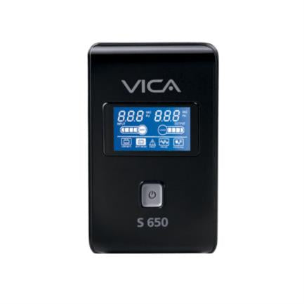 VICA - UPS Vica S650 Regulador Integrado 650VA/360W 8 Contactos Pantalla LCD