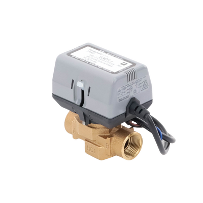 HONEYWELL HOME RESIDEO - Válvula 3/4 De 2 Vías Conexión de rosca BSPT Con Actuador 40011 A 120V, On/off