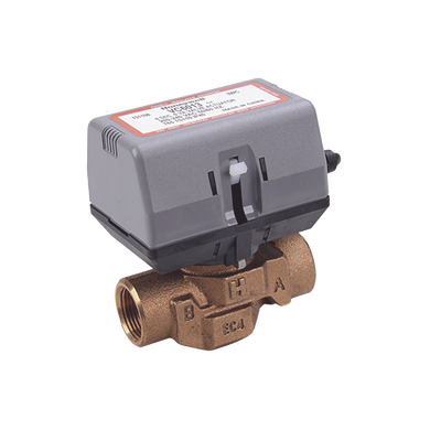 HONEYWELL HOME RESIDEO - Válvula 3/4 De 2 Vías Conexión de rosca BSPT Con Actuador 40011 A 120V, On/off
