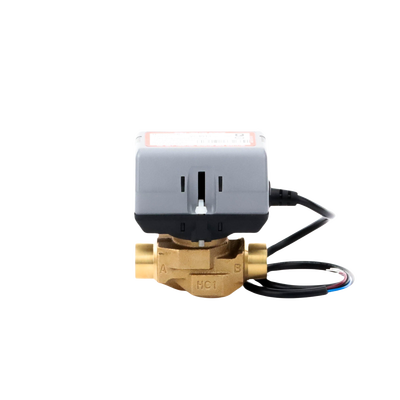 HONEYWELL HOME RESIDEO - Válvula 3/4 De 2 Vías Conexión de rosca BSPT Con actuador que trabaja de 200 a 240V