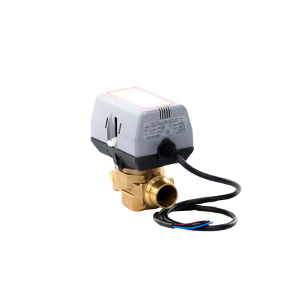 HONEYWELL HOME RESIDEO - Válvula 3/4 De 2 Vías Conexión de rosca BSPT Con actuador que trabaja de 200 a 240V