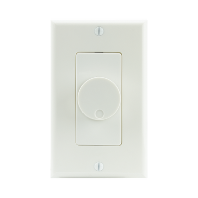 TRUAUDIO - Perilla de control de volumen | 100W | igualación de impedancia | placa frontal de estilo decorativo | almendra/marfil/blanco incluida