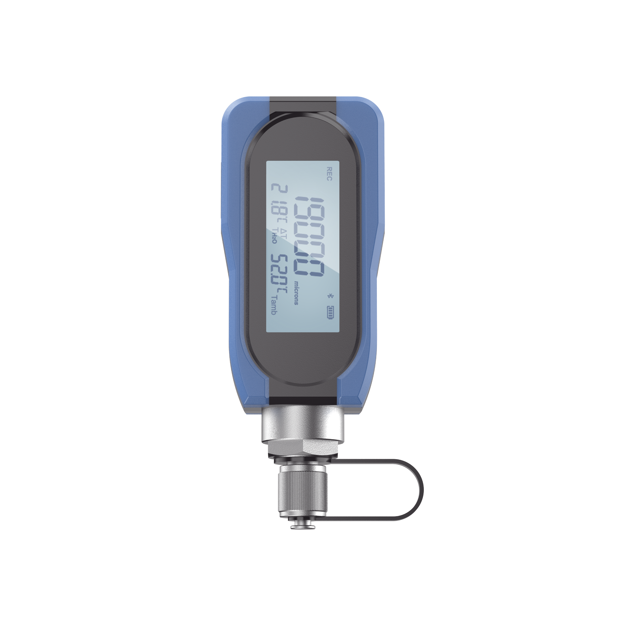 EPCOM - Medidor de Vacío Digital VDA1 / 0-19000 Micrones / Precisión ±10% / Pantalla LCD Grande / USB Tipo C Recargable / Detección Inteligente H₂O / Multitud de Unidades de Medida