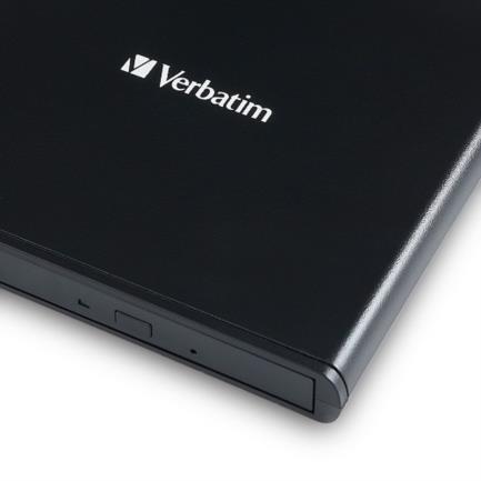 VERBATIM - Quemador/Lector VERBATIM Externo de CD-DVD - Negro