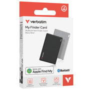 VERBATIM - Localizador Verbatim My Finder Bluetooth Tarjeta 2 pzas Negro Plateado