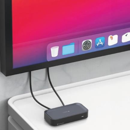 VERBATIM - Adaptador Verbatim Inalámbrico USB-C con Lector de Tarjetas QCast Mirror WDA-01