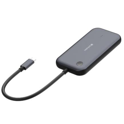 VERBATIM - Adaptador Verbatim Inalámbrico USB-C con Lector de Tarjetas QCast Mirror WDA-01