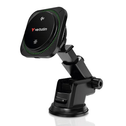 VERBATIM - Cargador Inalambrico Verbatim Magnetico tipo C con ventilador de enfriamiento e iluminación RGB - Qi2