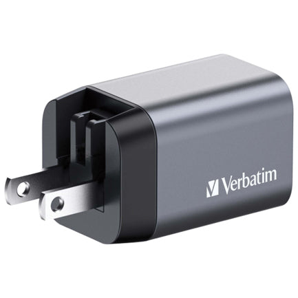 VERBATIM - Cargador Verbatim de pared GaN - 2 puertos 35 W