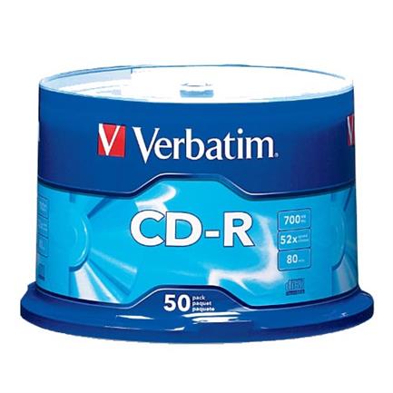 VERBATIM - Disco VERBATIM CD-R 52X 80MIN 700MB C/50