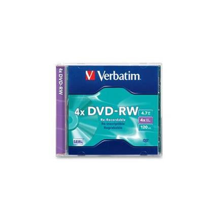 VERBATIM - DVD-RW Verbatim 4.7GB DL+4X Single Jewel Case
