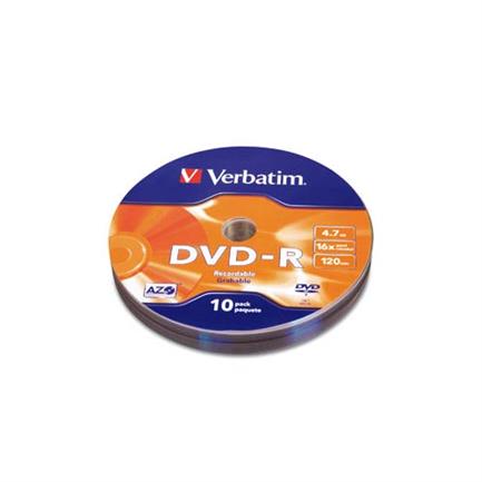 VERBATIM - DVD-R Verbatim 4.7GB 16X C/10Pqtes