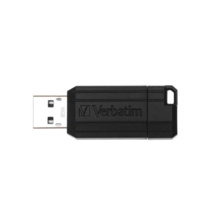 VERBATIM - Memoria USB VERBATIM Flash 2.0 PinStripe 16GB -Negro