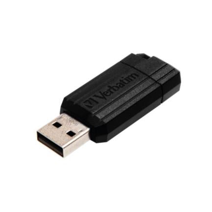 VERBATIM - Memoria USB Verbatim PinStripe de 128 GB Color Negro