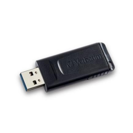 VERBATIM - Memoria USB VERBATIM Flash 2.0 Slider 32GB - Negro