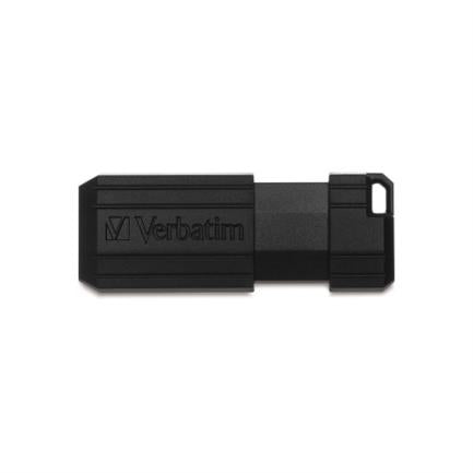 VERBATIM - Memoria USB VERBATIM Flash 2.0 PinStripe 32 GB (Paq 10 piezas)