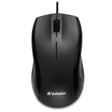 VERBATIM - Mouse VERBATIM Alámbrico USB 1000 DPI - Negro