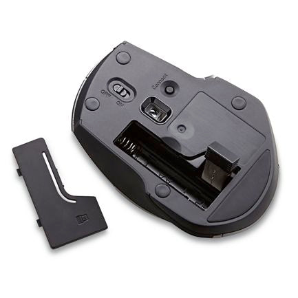 VERBATIM - Mouse Verbatim Inalámbrico Deluxe 6 Botones Iluminación LED Color Grafito Ideal Para Notebook