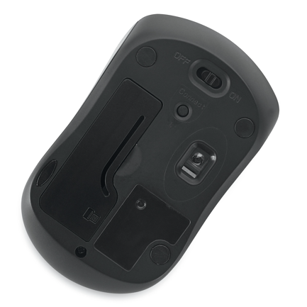 VERBATIM - Mouse Verbatim Multi-Trac inalámbrico silencioso USB-C - Púrpura