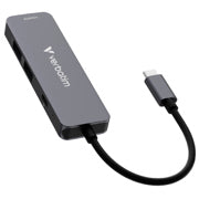 VERBATIM - Hub Verbatim Multipuertos USB-C - 4 puertos 100W