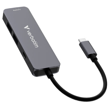 VERBATIM - Hub Verbatim Multipuertos USB-C - 4 puertos 100W
