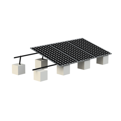 EPCOM POWERLINE - Montaje para Panel Solar, Riel "8" de 5400mm para Módulos con Espesor de 30-35mm, Velocidad de Viento Máx. 136km/h (20° a 45°) Con Anodizado Negro