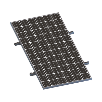 EPCOM POWERLINE - Kit De Minirieles Para Panel Solar Arreglo 1X1 Para Instalación Plano En Lámina