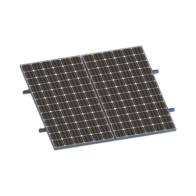 EPCOM POWERLINE - Kit De Minirieles Para Panel Solar Arreglo 1X2 Para Instalación Plano En Lámina
