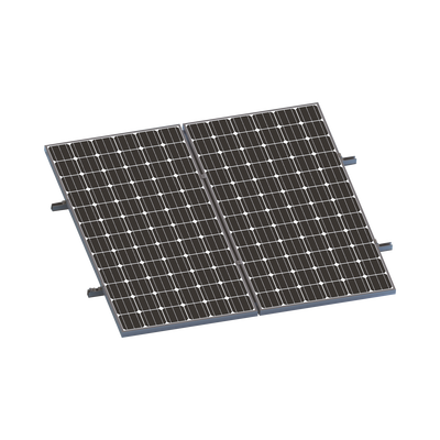EPCOM POWERLINE - Kit De Minirieles Para Panel Solar Arreglo 1X2 Para Instalación Plano En Lámina