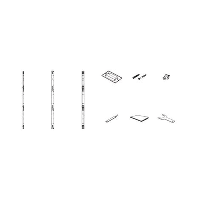 SAMSUNG ELECTRONICS - KIT 5 X 2 DE MONTAJE P/PANELES LED USO EN INTERIOR COMPATIBLE CON LINEAS IER/IFR