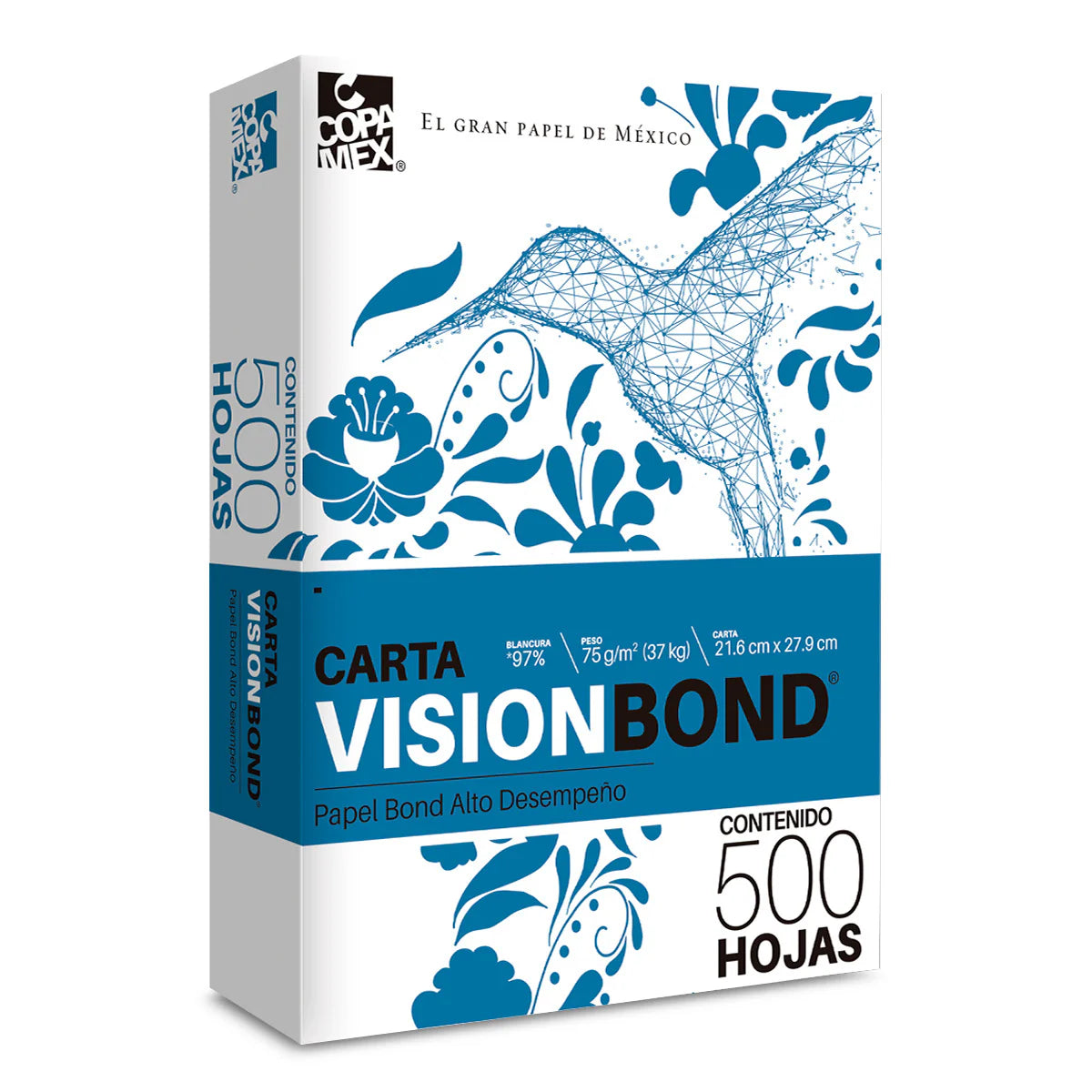 FACIA VISION - Papel Cortado Vision Carta 75Gr 97% Blancura C/5000 Hojas