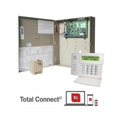 HONEYWELL HOME RESIDEO - Panel de Alarma IP con Teclado Alfanumerico programador con 4 Zonas directamente en el teclado