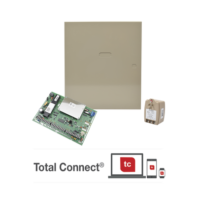 HONEYWELL HOME RESIDEO - Panel de Alarma Hibrido, 8 Particiones, Hasta 250 Zonas Intrusión, Compatible con AlarmNet y Total Connect