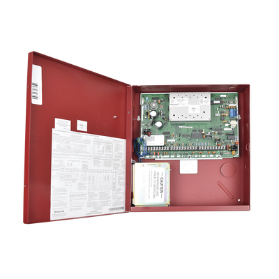 HONEYWELL - Panel Hibrido de Incendio e Intrusión, Expansión Cableada, Inalámbrica y Vplex, 2 Particiones, Hasta 32 zonas
