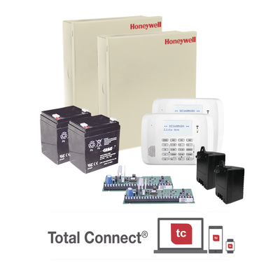 HONEYWELL HOME RESIDEO - 2 Paneles de Alarma VISTA48/6162RF Teclado Alfanumérico con Receptor Inalámbrico, Batería y Transformador