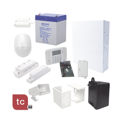 HONEYWELL HOME RESIDEO - Kit de Panel de Alarma Cableado con Comunicador GSM y un Año de Servicio Total Connect. Entrega Inmediata al ordenar.