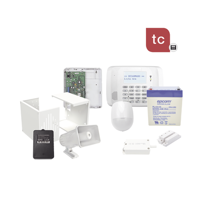 HONEYWELL HOME RESIDEO - Kit de Panel de Alarma VISTA48 Cableado con Comunicador IP y un Año de Servicio de Total Connect.