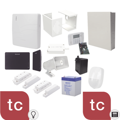 HONEYWELL HOME RESIDEO - Kit de Sistema de Alarma con Sensores Cableados y Modulo de Automatizacion Z-Wave