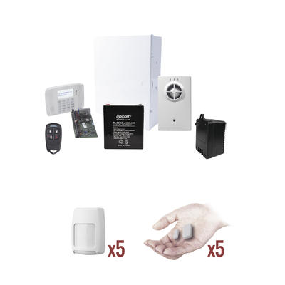 HONEYWELL HOME RESIDEO - KIT VISTA48PROTEGE1 (Kit de Panel de Alarma con sensores totalmente inalambricos)